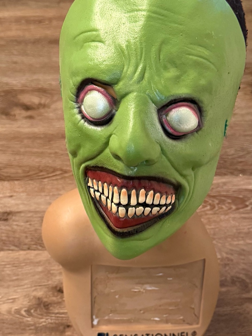 Green Horror Grin Mask